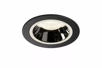 NUMINOS, encastr� de plafond int�rieur, 20�, noir/chrome, LED, 4000K (1003891)