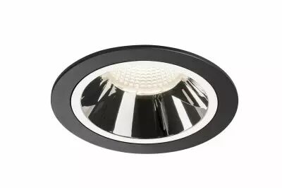 NUMINOS, encastr� de plafond int�rieur, 20�, noir/chrome, LED, 4000K (1003963)