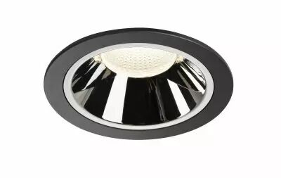NUMINOS, encastr� de plafond int�rieur, 20�, noir/chrome, LED, 4000K (1004035)