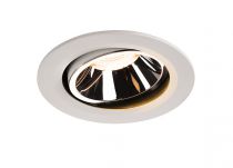 NUMINOS, encastré de plafond intérieur, 40°, blanc/chrome, LED, 2700K, orientable (1003642)