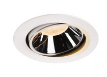 NUMINOS, encastré de plafond intérieur, 40°, blanc/chrome, LED, 2700K, orientable (1003714)