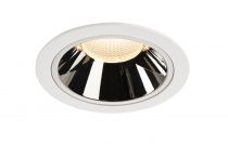 NUMINOS, encastré de plafond intérieur, 40°, blanc/chrome, LED, 3000K (1004026)