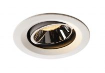 NUMINOS, encastré de plafond intérieur, 40°, blanc/chrome, LED, 3000K, orientable (1003594)