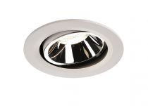 NUMINOS, encastré de plafond intérieur, 40°, blanc/chrome, LED, 4000K, orientable (1003690)