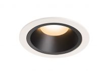 NUMINOS, encastré de plafond intérieur, 40°, blanc/noir, LED, 2700K (1003928)
