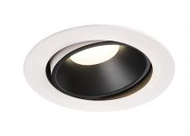 NUMINOS, encastré de plafond intérieur, 40°, blanc/noir, LED, 4000K, orientable (1003760)