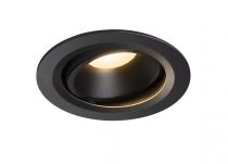 NUMINOS, encastré de plafond intérieur, 40°, noir, LED, 3000K, orientable (1003652)