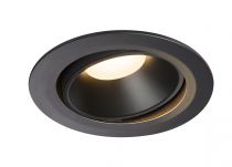 NUMINOS, encastré de plafond intérieur, 40°, noir, LED, 3000K, orientable (1003724)