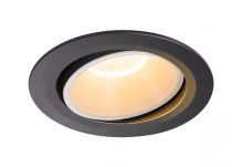 NUMINOS, encastré de plafond intérieur, 40°, noir/blanc, LED, 2700K, orientable (1003701)