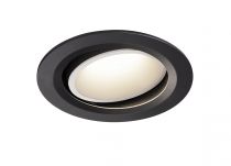 NUMINOS, encastré de plafond intérieur, 40°, noir/blanc, LED, 4000K, orientable (1003677)