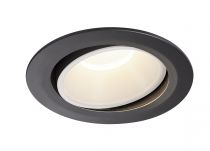 NUMINOS, encastré de plafond intérieur, 40°, noir/blanc, LED, 4000K, orientable (1003749)