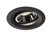 NUMINOS, encastré de plafond intérieur, 40°, noir/chrome, LED, 4000K, orientable (1003606)