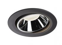 NUMINOS, encastré de plafond intérieur, 40°, noir/chrome, LED, 4000K, orientable (1003750)