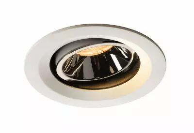 NUMINOS, encastr� de plafond int�rieur, 55�, blanc/chrome, LED, 2700K, orientable (1003573)