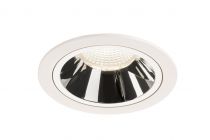 NUMINOS, encastré de plafond intérieur, 55°, blanc/chrome, LED, 4000K (1003981)