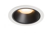 NUMINOS, encastré de plafond intérieur, 55°, blanc/noir, LED, 2700K (1004003)