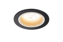 NUMINOS, encastré de plafond intérieur, 55°, noir/blanc, LED, 2700K (1003848)