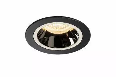 NUMINOS, encastr� de plafond int�rieur, 55�, noir/chrome, LED, 3000K (1003873)