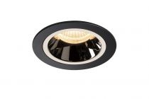 NUMINOS, encastré de plafond intérieur, 55°, noir/chrome, LED, 3000K (1003873)