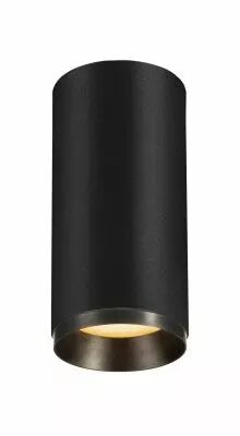 NUMINOS, plafonnier int�rieur, 60�, noir, LED, 20,1W, 2700K, variable Triac (1004220)