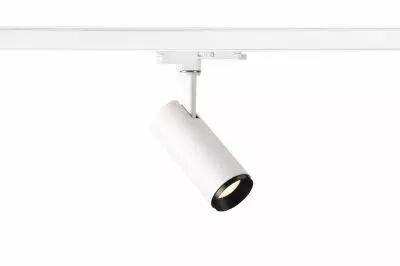 NUMINOS, spot pour rail 3 allumages, int�rieur, 24�, blanc/noir, LED, 10,42W, 3000K, variable Dali (1004374)