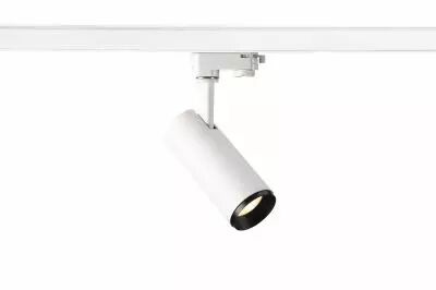 NUMINOS, spot pour rail 3 allumages, int�rieur, 24�, blanc/noir, LED, 10,42W, 3000K, variable Triac (1004086)