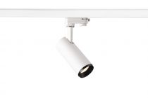 NUMINOS, spot pour rail 3 allumages, intérieur, 24°, blanc/noir, LED, 10,42W, 3000K, variable Triac (1004086)