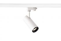 NUMINOS, spot pour rail 3 allumages, intérieur, 24°, blanc/noir, LED, 10,42W, 4000K, variable Triac (1004094)