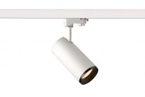 NUMINOS, spot pour rail 3 allumages, intérieur, 24°, blanc/noir, LED, 20,1W, 2700K, variable Triac (1004174)