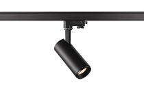 NUMINOS, spot pour rail 3 allumages, intérieur, 24°, noir, LED, 10,42W, 2700K, variable Triac (1004074)