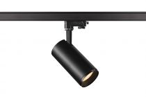 NUMINOS, spot pour rail 3 allumages, intérieur, 24°, noir, LED, 20,1W, 2700K, variable Triac (1004170)