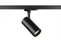NUMINOS, spot pour rail 3 allumages, intérieur, 24°, noir, LED, 20,1W, 4000K, variable Dali (1004474)