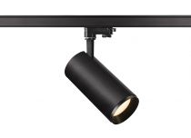 NUMINOS, spot pour rail 3 allumages, intérieur, 24°, noir, LED, 28W, 3000K, variable Triac (1004274)