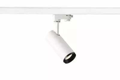 NUMINOS, spot pour rail 3 allumages, int�rieur, 45�, blanc/noir, LED, 10,42W, 4000K, variable Triac (1004096)