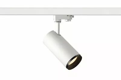NUMINOS, spot pour rail 3 allumages, int�rieur, 60�, blanc/noir, LED, 20,1W, 3000K, variable Triac (1004184)