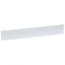 Obturateur 18 modules - gris RAL 7035 (001665)