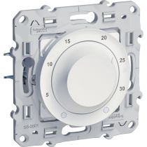 Odace thermostat Blanc 8A chauffage / climatisation (S520501)