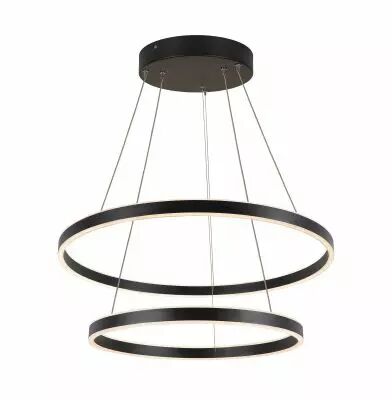 ONE DOUBLE, suspension int�rieure, up/down, noir, LED, 55W, 3000/4000K, interrupteur CCT, variable Dali (1004767)