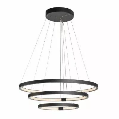 ONE TRIPLE, suspension int�rieure, noir, LED, 65W, 3000K/4000K, variable Dali (1002913)