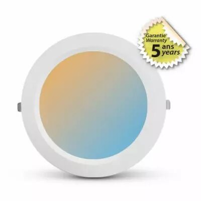 orion downlight diam 195mm multi-puis 25/30w cct ip54 b (765132)