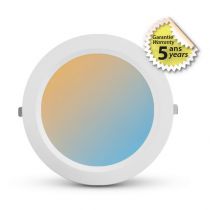 orion downlight diam 195mm multi-puis 25/30w cct ip54 b (765132)