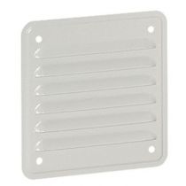 Ouïe d\'aération métal - IP32 IK10 - RAL 7035 - 138 x 138 mm (034804)