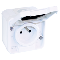 OXXO PC 2P+T SAILLIE BLANC IP55 (60850)