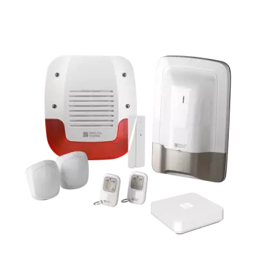 Pack alarme 8 zones sans fil avec box maison connect�e (6410199)