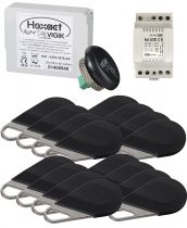 Pack avec 1 centrale HELIGHT2 et 16 badges HECV2N programmés avec alimentation 40781 (150043)