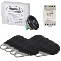 Pack avec 1 centrale HELIGHT2 et 8 badges HECV2N programmés avec alimentation 40781 (150041)