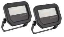 Pack de 10 Projecteur PFM 10W/3000K SYM 100 Noir LEDV (420847)