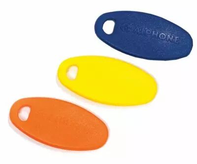 Pack de 3 badges r�sidents couleur (bleu,jaune,orange) pour ugvba, ugvbt (KEY3)