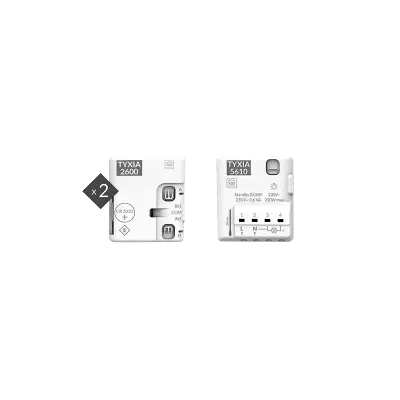Pack Tyxia 511 va et vient sans fils sans neutre (6351408)