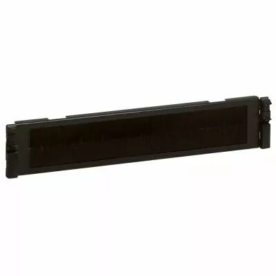 Panneau passe-fils 19\'\' - 2 U - avec balais - montage sur baies LCS� - m�tal (046531)